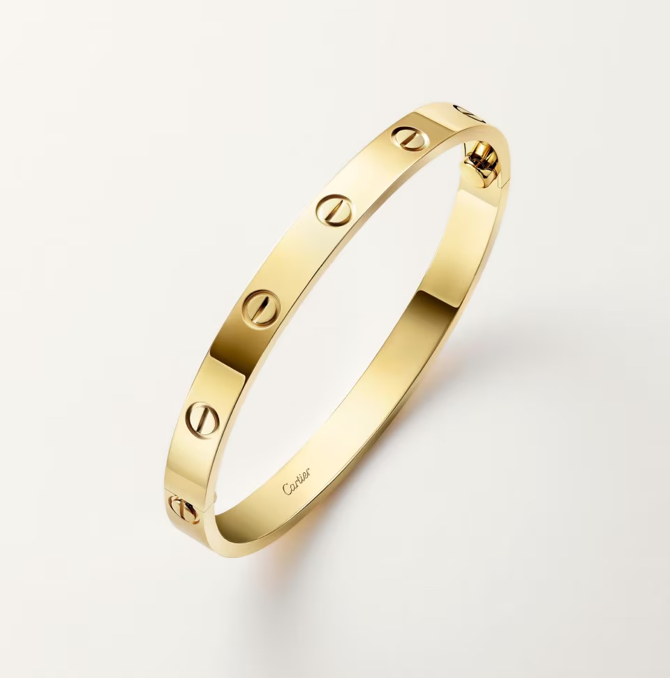 Bracelet Cartier LOVE modèle classique en or jaune